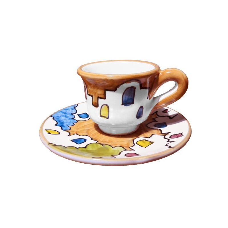 Coffee cup with saucer. Little Houses Line....