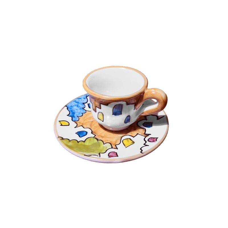 Coffee cup with saucer. Little Houses Line....