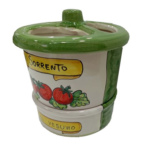 Scola Posate. Linea Vintage. Ceramica di Vietri. Dipinta a mano.