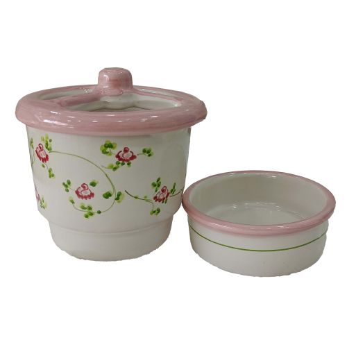 Cutlery drainer Flower line. Vietri ceramics.