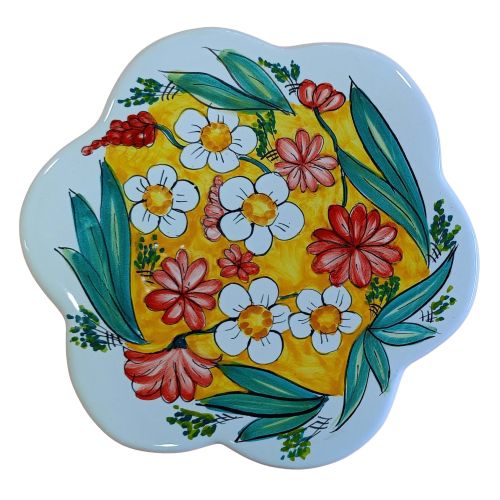 Pot rest Pot rest. Vietri Ceramic Flowers Line Hand painted