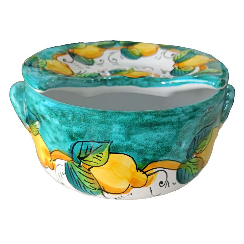 Porte-mozzarella citronné - Céramique Vietri...