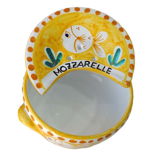 Mozzarella Cheese Pot Animal line - handpainted Vietri ceramic