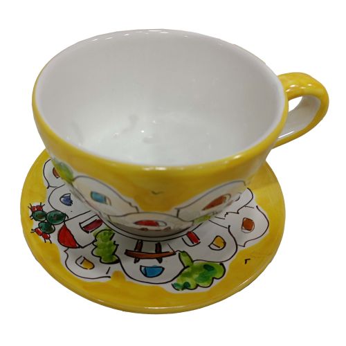 Tasse à lait/bouchon/thé. ligne de maisons à. Céramique... 2