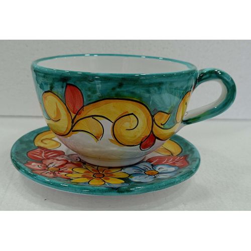 Taza. Ideal para leche, capuchino o té. Línea Casitas....