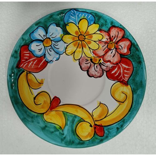 Cup. Perfect for milk, cappuccino, or tea. Little Houses line. Vietri ceramic. Hand-painted.