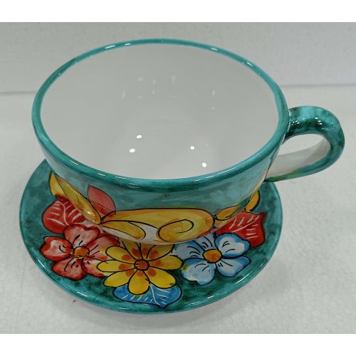 Tazza da latte/cappuccio/the più piatto linea Fiori.... 2