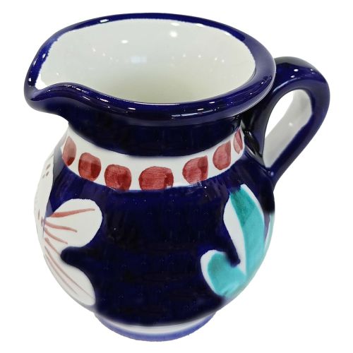 Bulbous Milk Jug. Little Animals Line. Vietri ceramics. Hand-painted.
