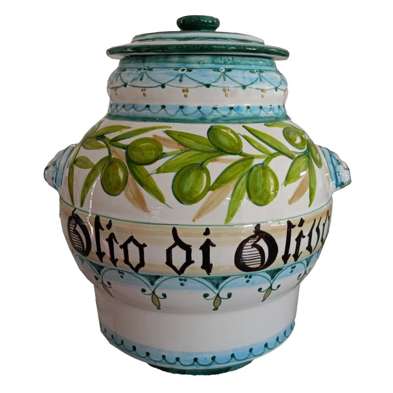 Oil Jug. 5lt oil container jar. Hand Painted...