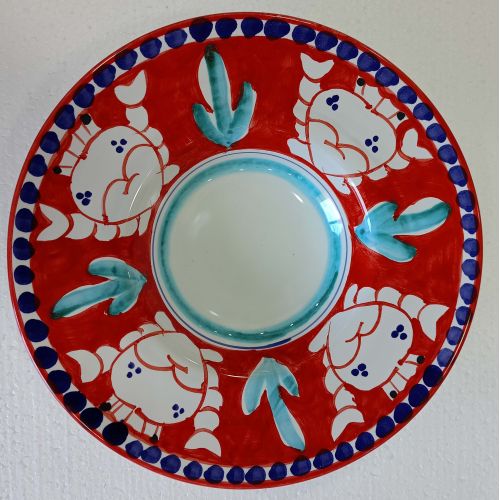 Piatto a cappello di prete con falda. Linea animaletti.... 2