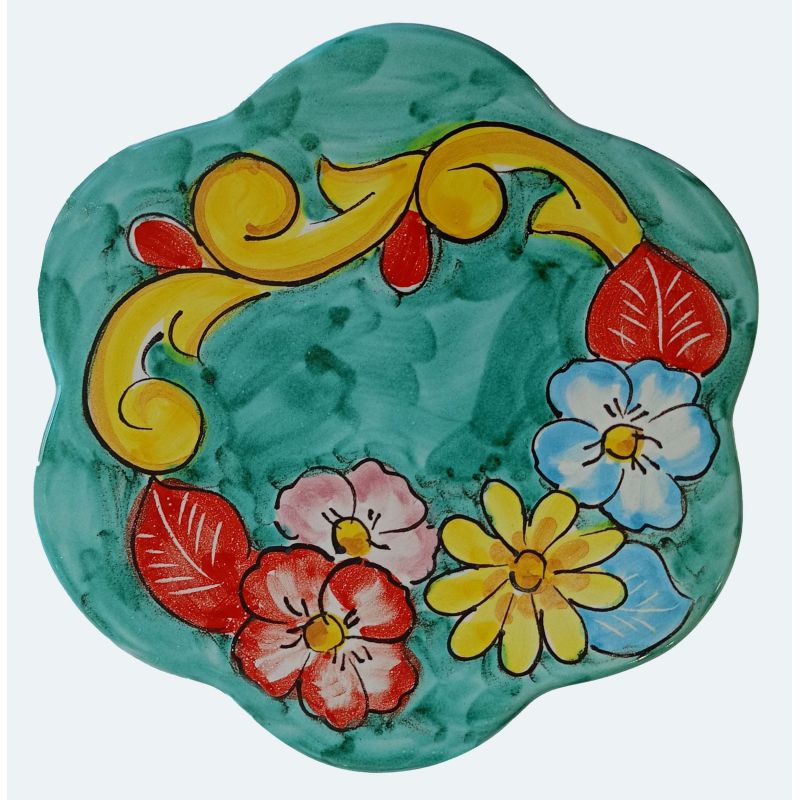 Pot rest. Baroque and Flowers line