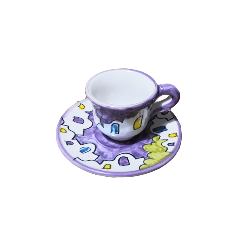 Coffee cup with saucer. Little Houses Line....