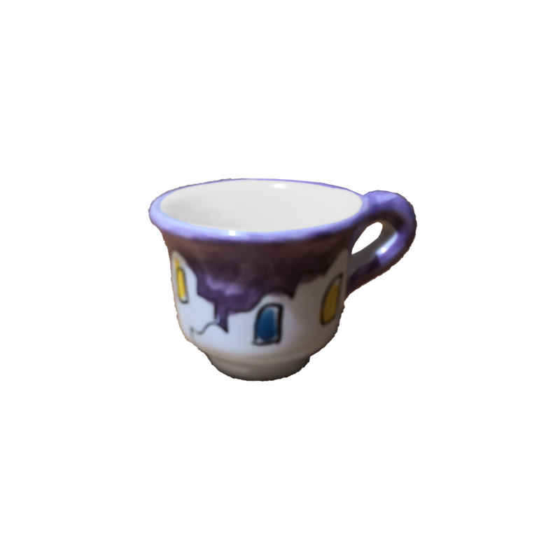 Kaffeetasse mit Untertasse. Häuser-Linie....