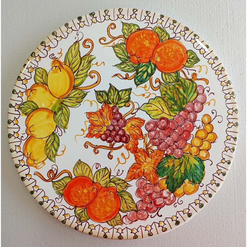 Antipastiera Tonda. dipinta a mano. Ceramica di...