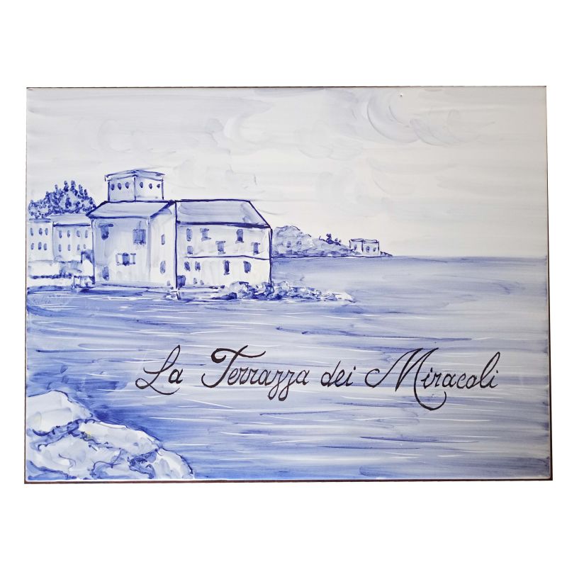 Plaque rectangulaire personnalisable. Céramique...