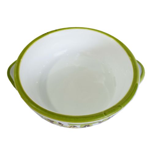 Terrina teglia tegame da forno. Linea Fiorellini. Dipinto a mano Ceramica di Vietri