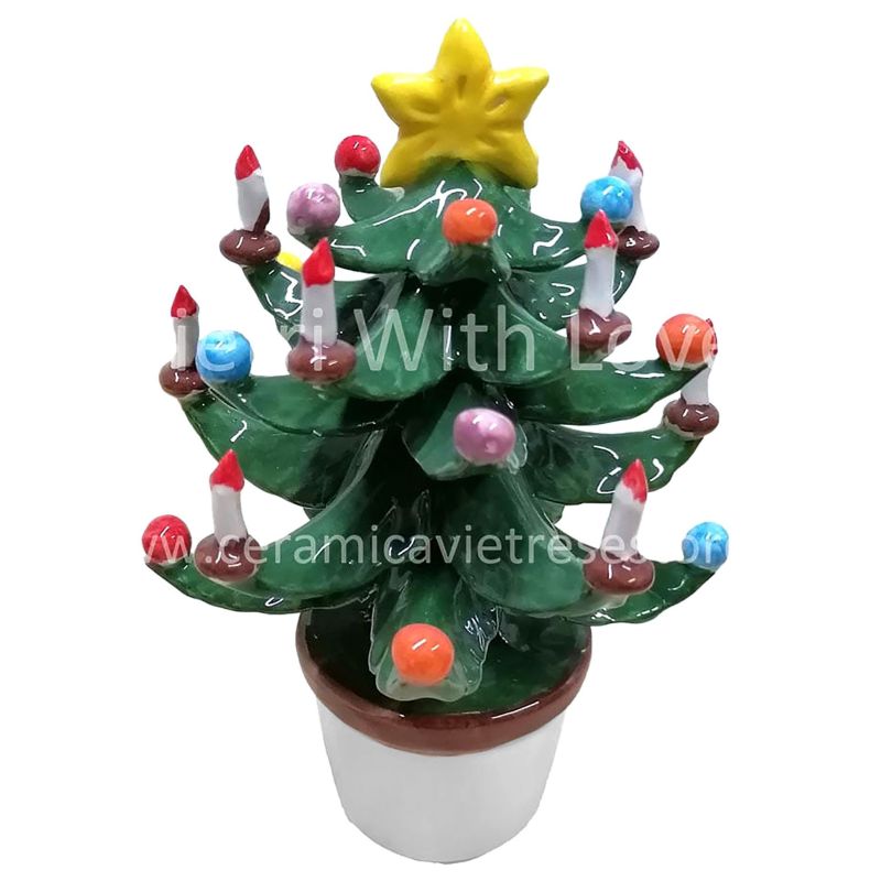 Christmas tree ornament. Vietri ceramic....