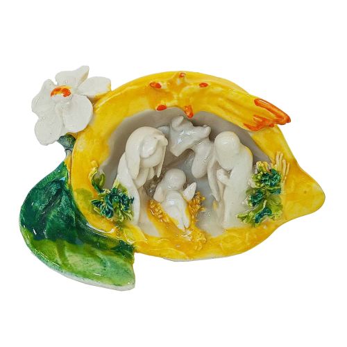 Crèche en céramique de Vietri. Peint à la main