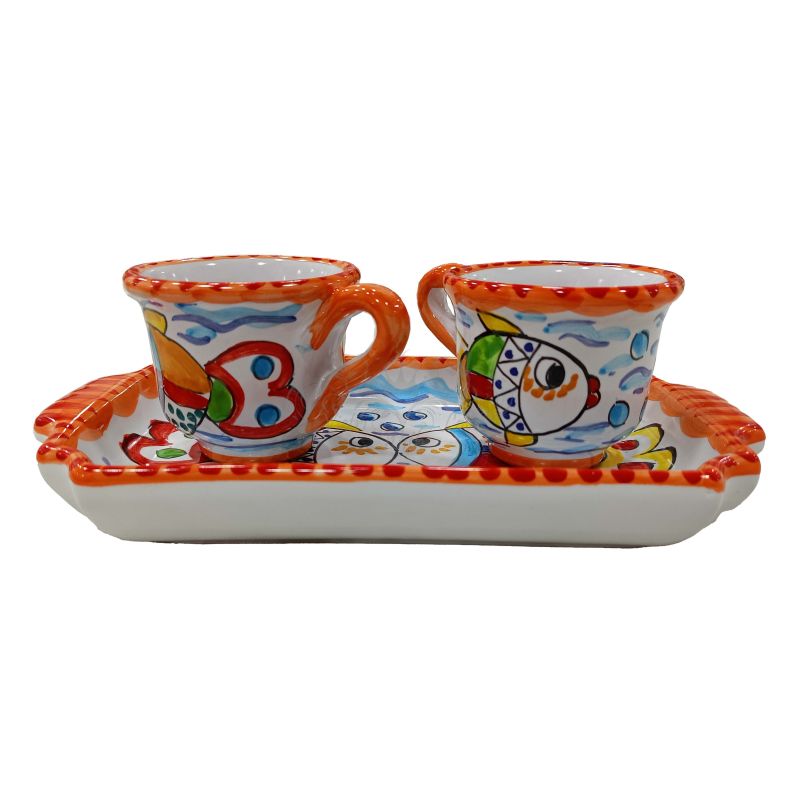 Service Tasses à Café et Plateau “Tête-à-Tête”...