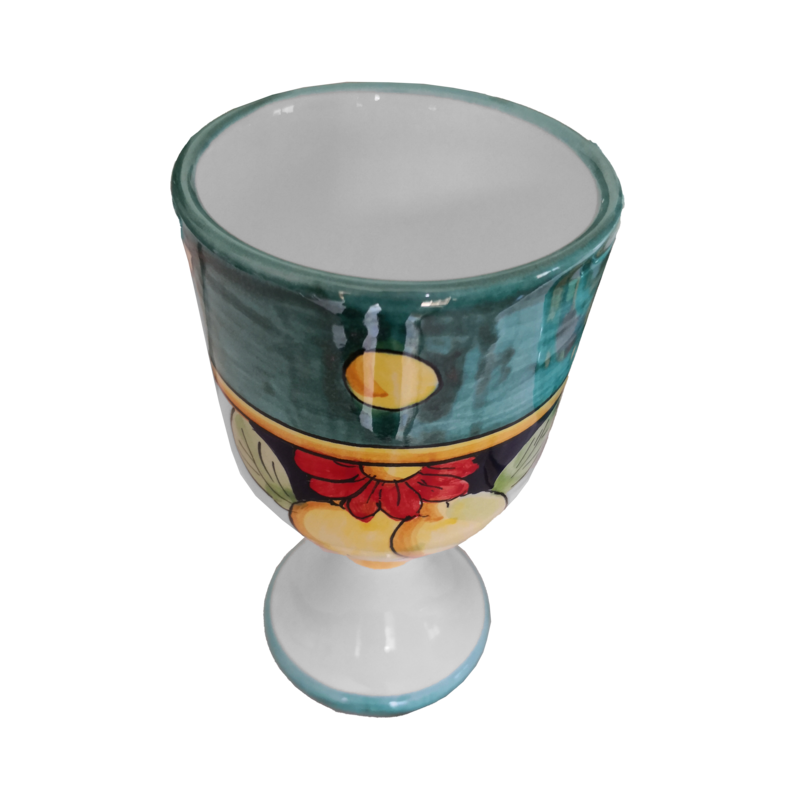 Línea de doble decoración copa pintada a mano...