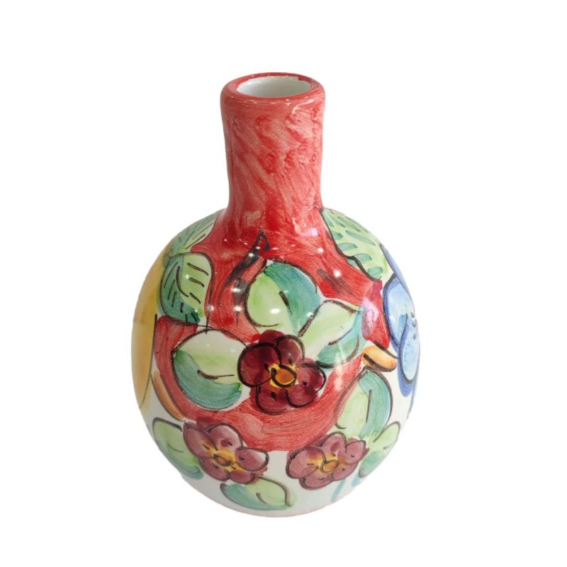 Drop-Shaped Oil and Vinegar Bottle. Lemons and...