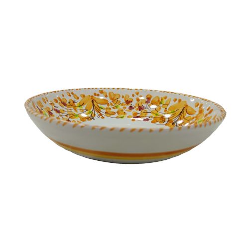 Smooth cup, soup plate, bowl, salad bowl. Big Mama line. Hand-painted Vietri ceramics.