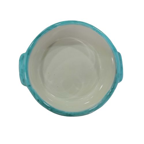 Terrine de cuisson. Ligne citron. Céramique Vietri peinte à la main