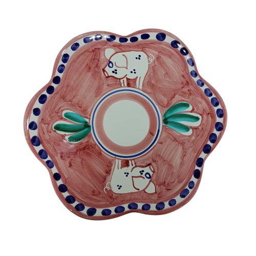 Poggia pentole linea Animaletti. Dipinto a Mano. Ceramica di Vietri.