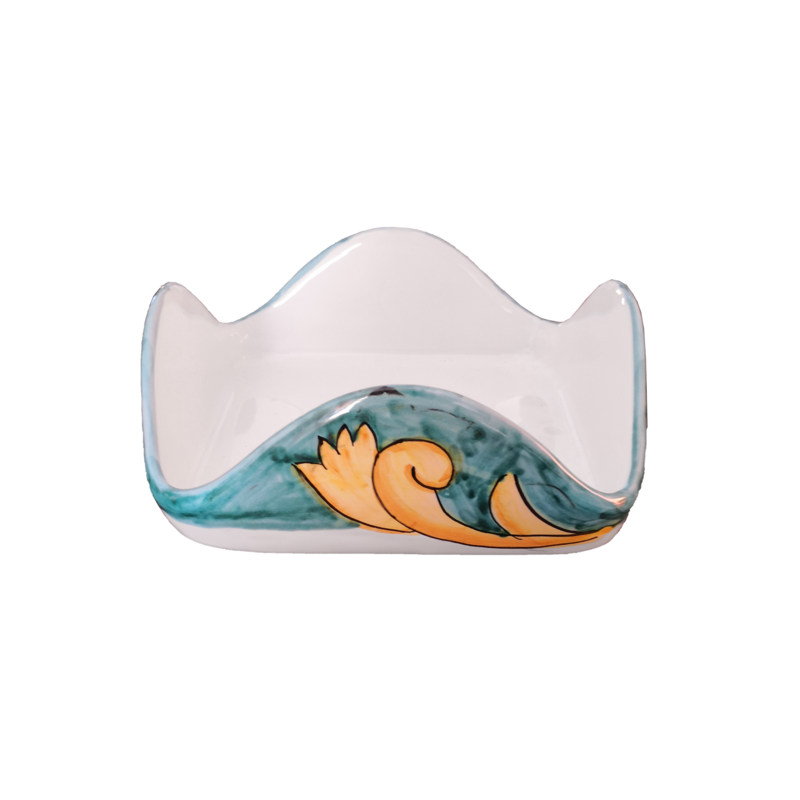 Porta tovaglioli linea Doppio Decoro. Ceramica...