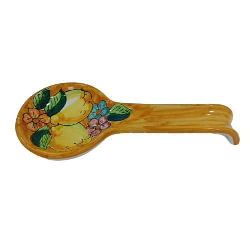 Spoon rest Brushed Line. handpainted Vietri ceramic 2