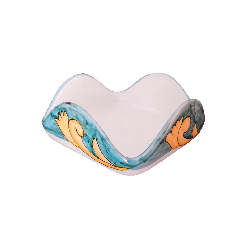 Napkin holder double decor line handpainted...