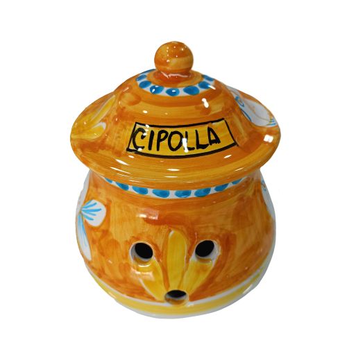 copy of Barattolo Porta Spezie. Ceramica di Vietri dipinta a mano.