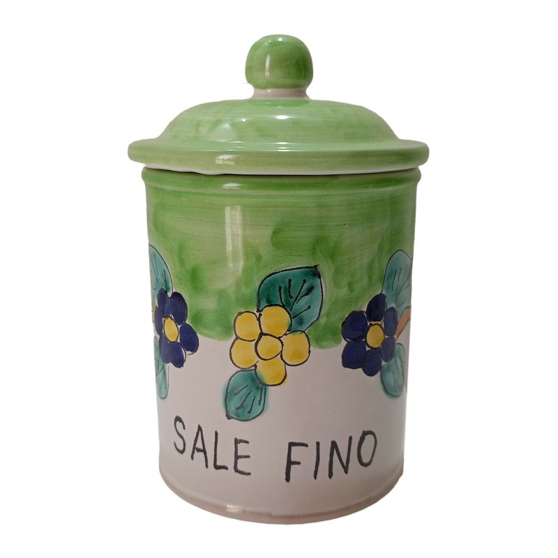 Jar Flowers line. handpainted Vietri ceramic