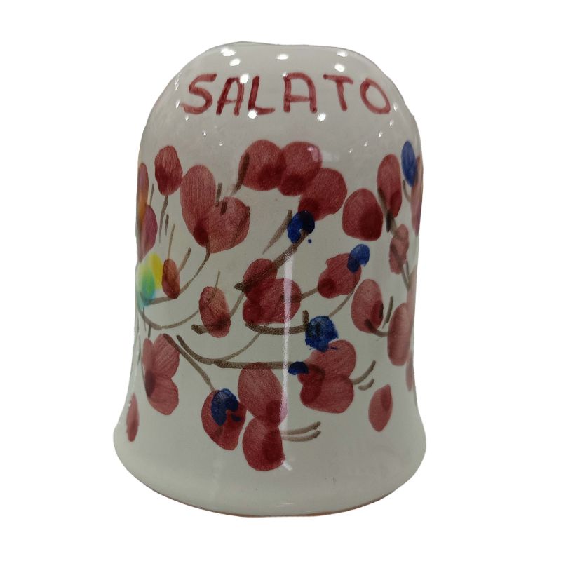 Set sale pepe fondo verde. Ceramica di Vietri...