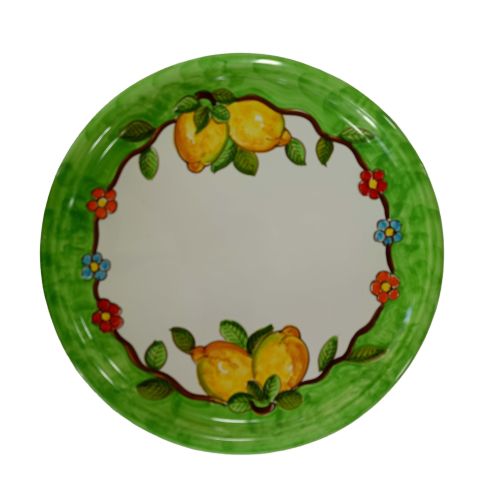 Restaurant Line – Pizzateller Zitrone und Blume, Linie Vietri Ceramics.