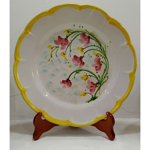 Assiette de Pâques peinte à la main en céramique Vietri