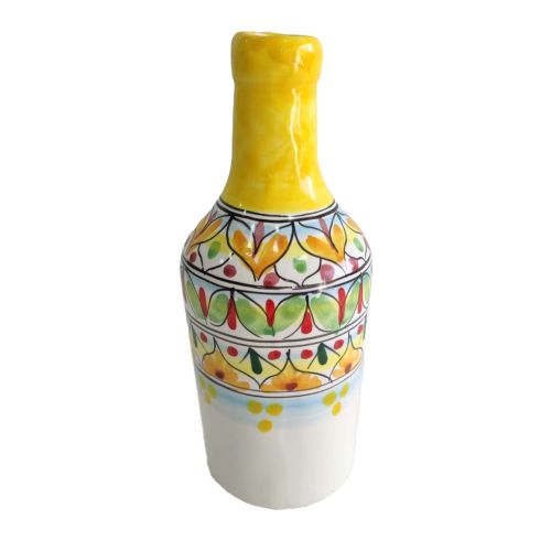 Oil & vinegar cruet bottle with handle. Geometric line.... 2