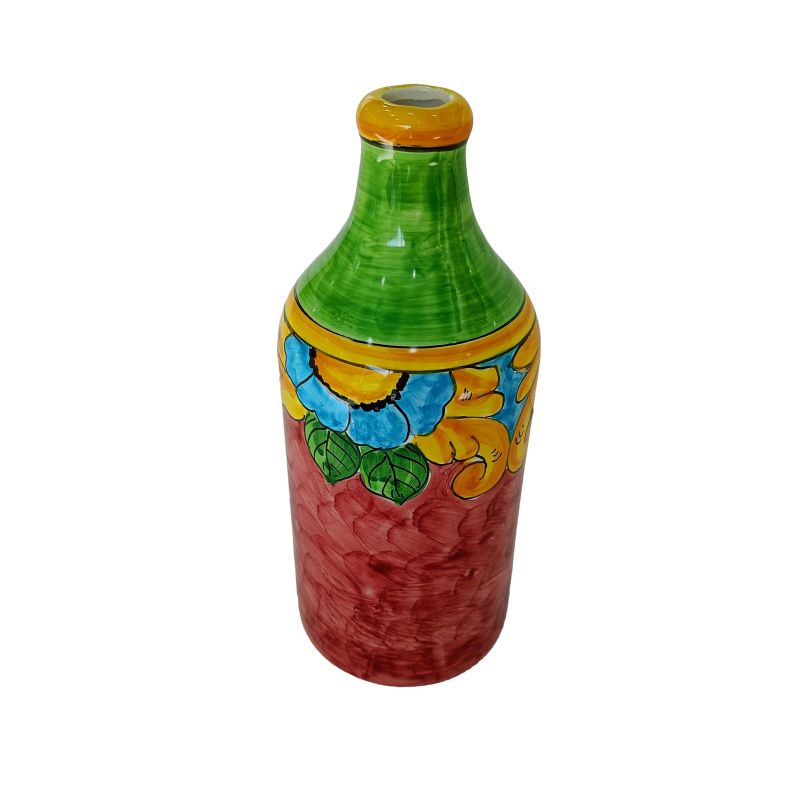 Oil and vinegar bottle. Ravello line. Vietri...