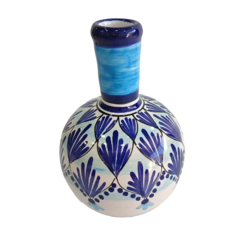 Oil and vinegar bottle, drop-shaped. Geometric...