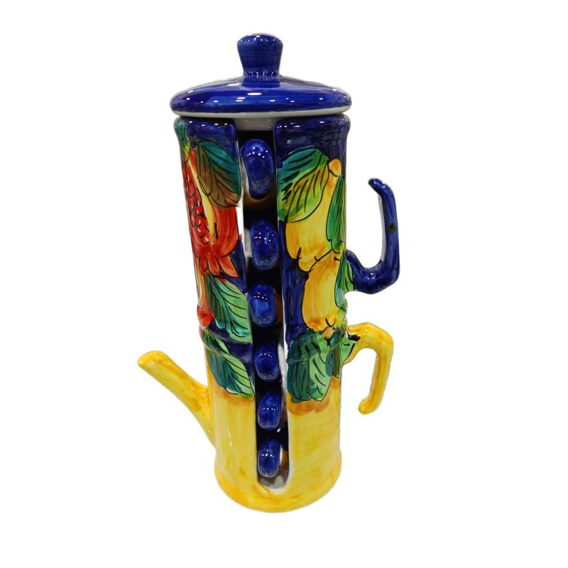 Coffee cup holder moka pot. Fruit line. Vietri...