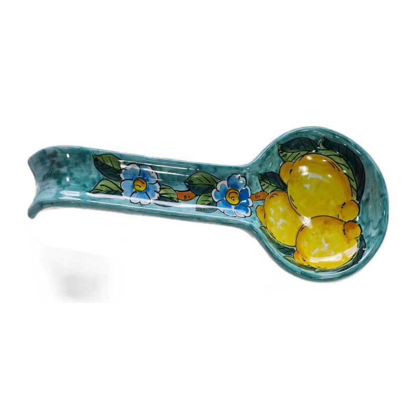 Poggia mestolo Linea Pennellati. Ceramica di...