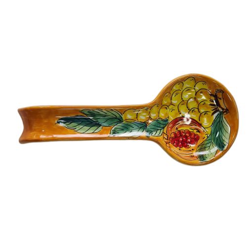 copy of Poggia mestolo Linea Pennellati. Ceramica di Vietri dipinta mano