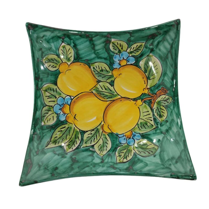 Svuota tasche linea barocco Bordo Blu. Ceramica...