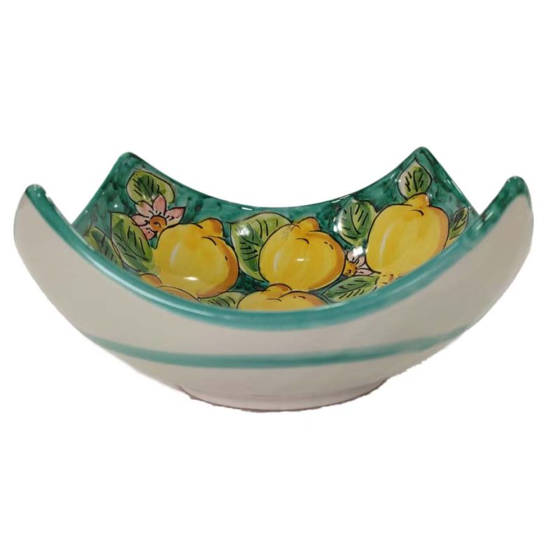 Svuota tasche linea barocco Bordo Blu. Ceramica...