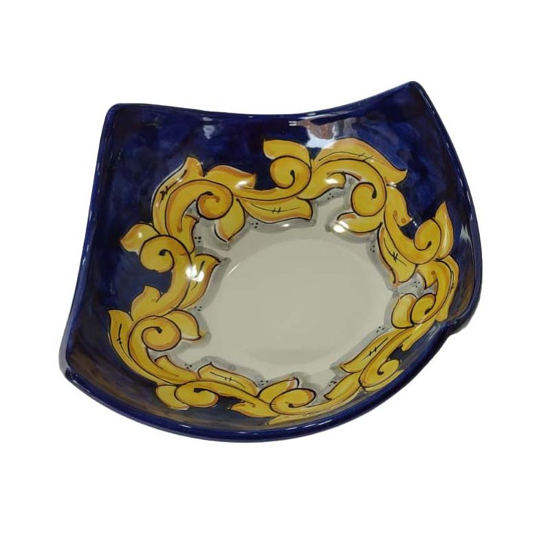 Pocket emptier Baroque Blue Border Line....