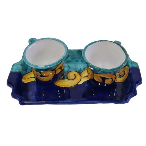 Juego de Tazas de Café y Bandeja “Tet-a-Tet” Recuerdo.... 2