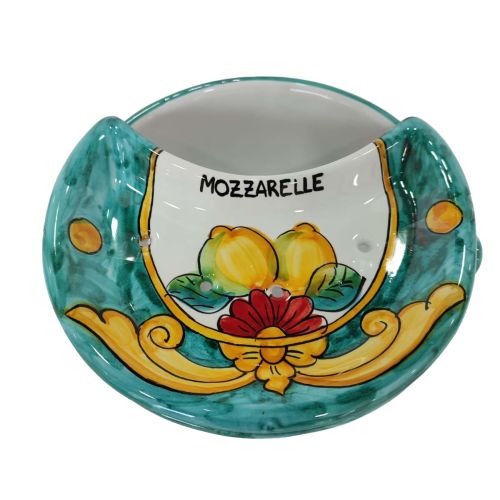 Sponzapan. Bringen Sie Mozzarella mit. Linie Modern – Handbemalte Vietri-Keramik