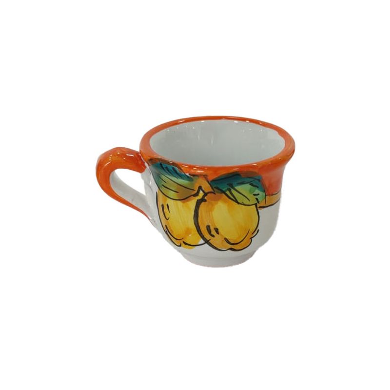 Bandeja con 6 tazas. Línea Flores y Limones....