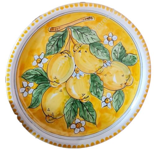 Restaurant Line - handpainted Vietri ceramic. Available soups, dinner, fruit/dessert, placemats, serving dishes.