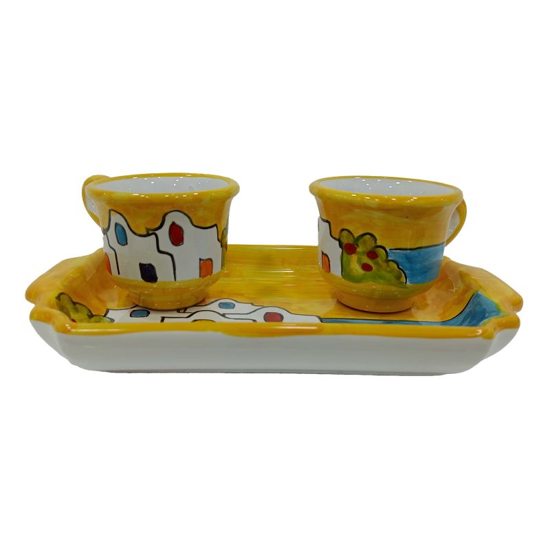 Service Tasses à Café et Plateau “Tête-à-Tête”...